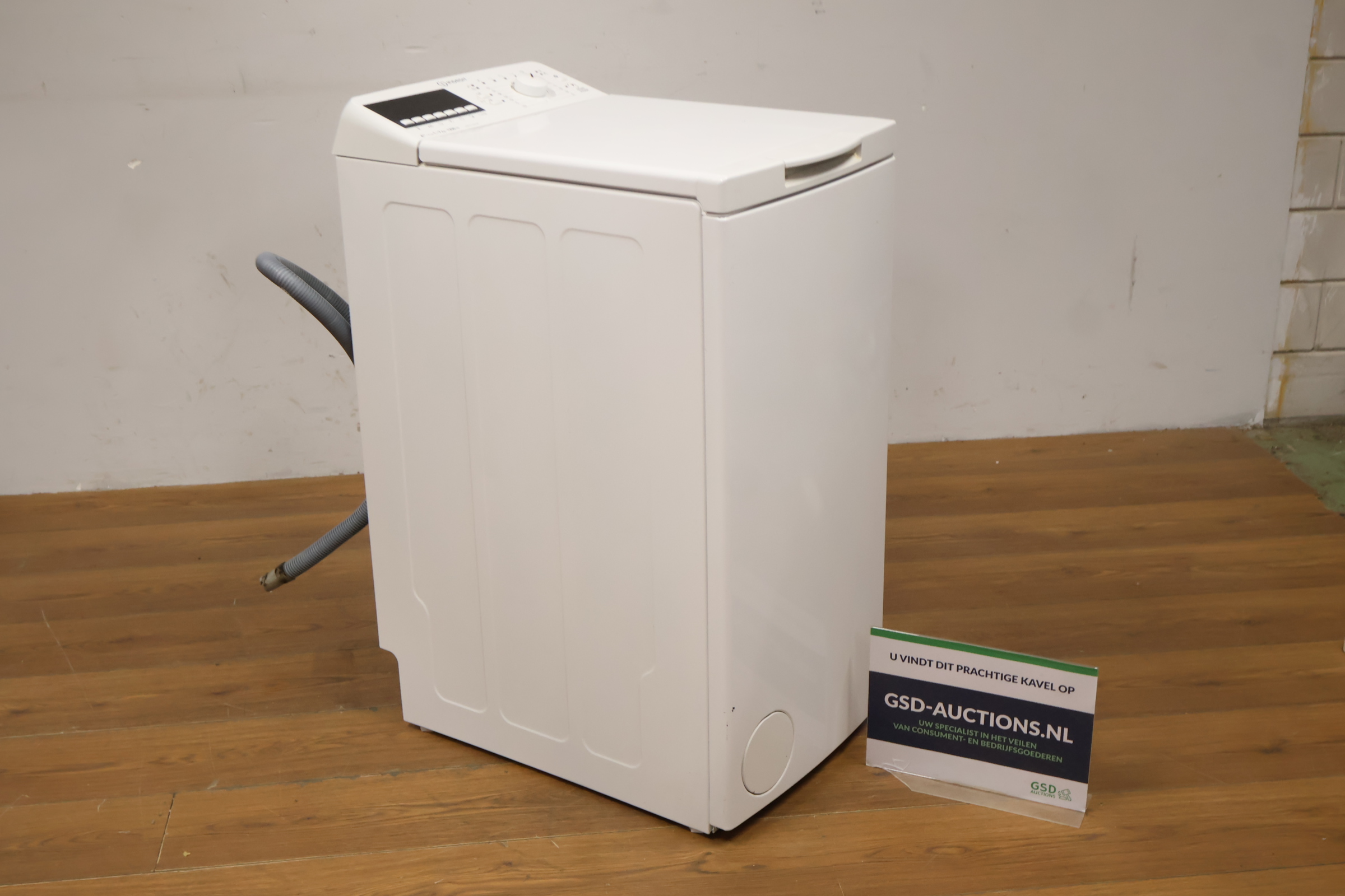 Indesit bovenlader wasmachine wit – foto 2 – kavel bij GSD Auctions, Zoeterwoude