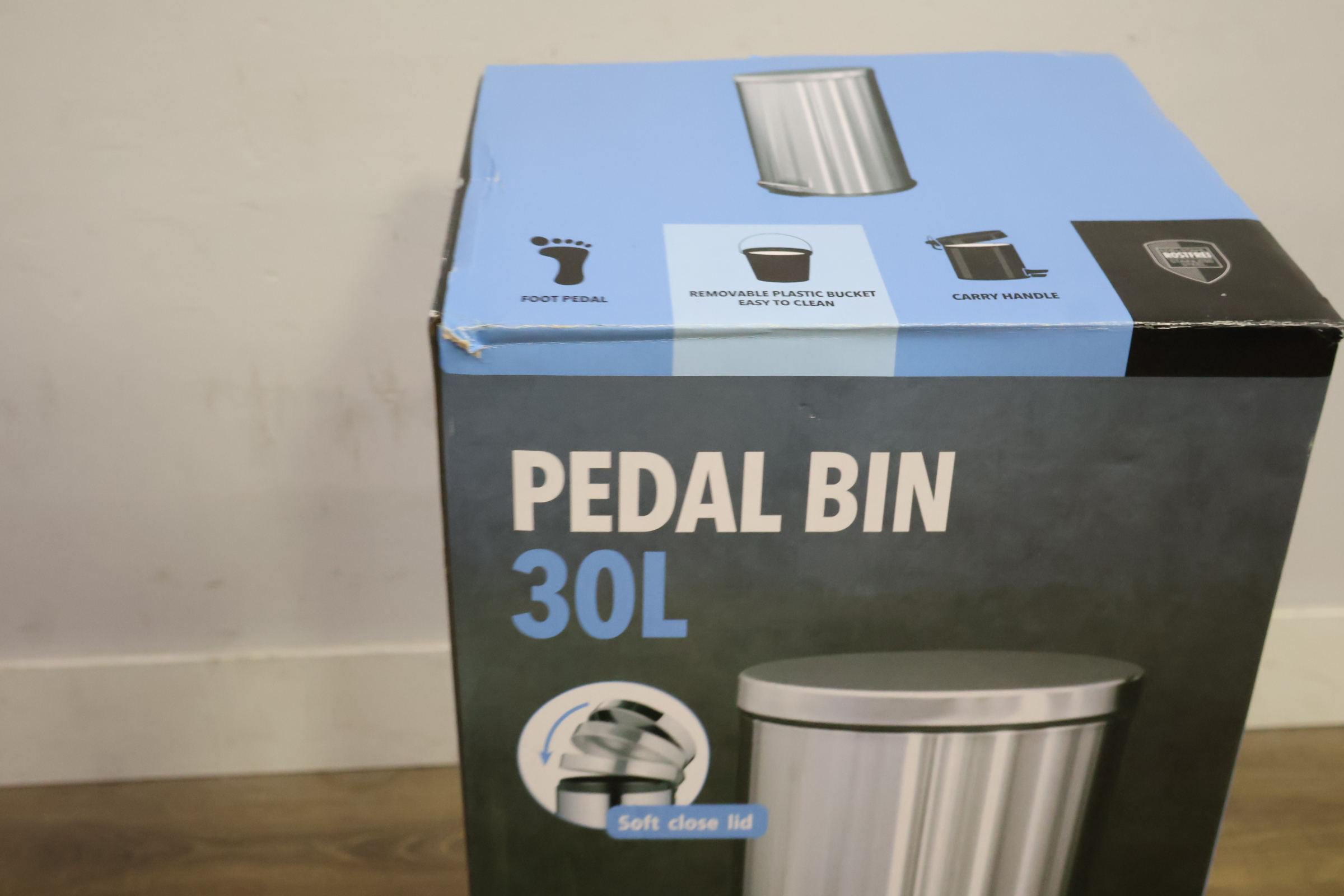 pedaalemmer 30L RVS prullenbak – foto 8 – kavel bij GSD Auctions, Zoeterwoude