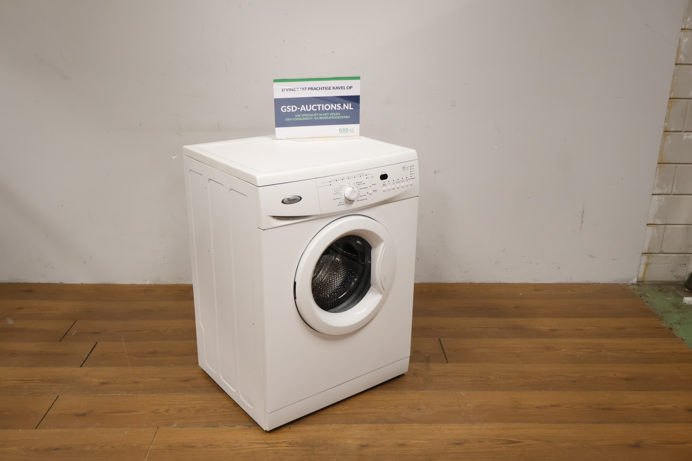 Whirlpool wasmachine wit – foto 2 – kavel bij GSD Auctions, Zoeterwoude