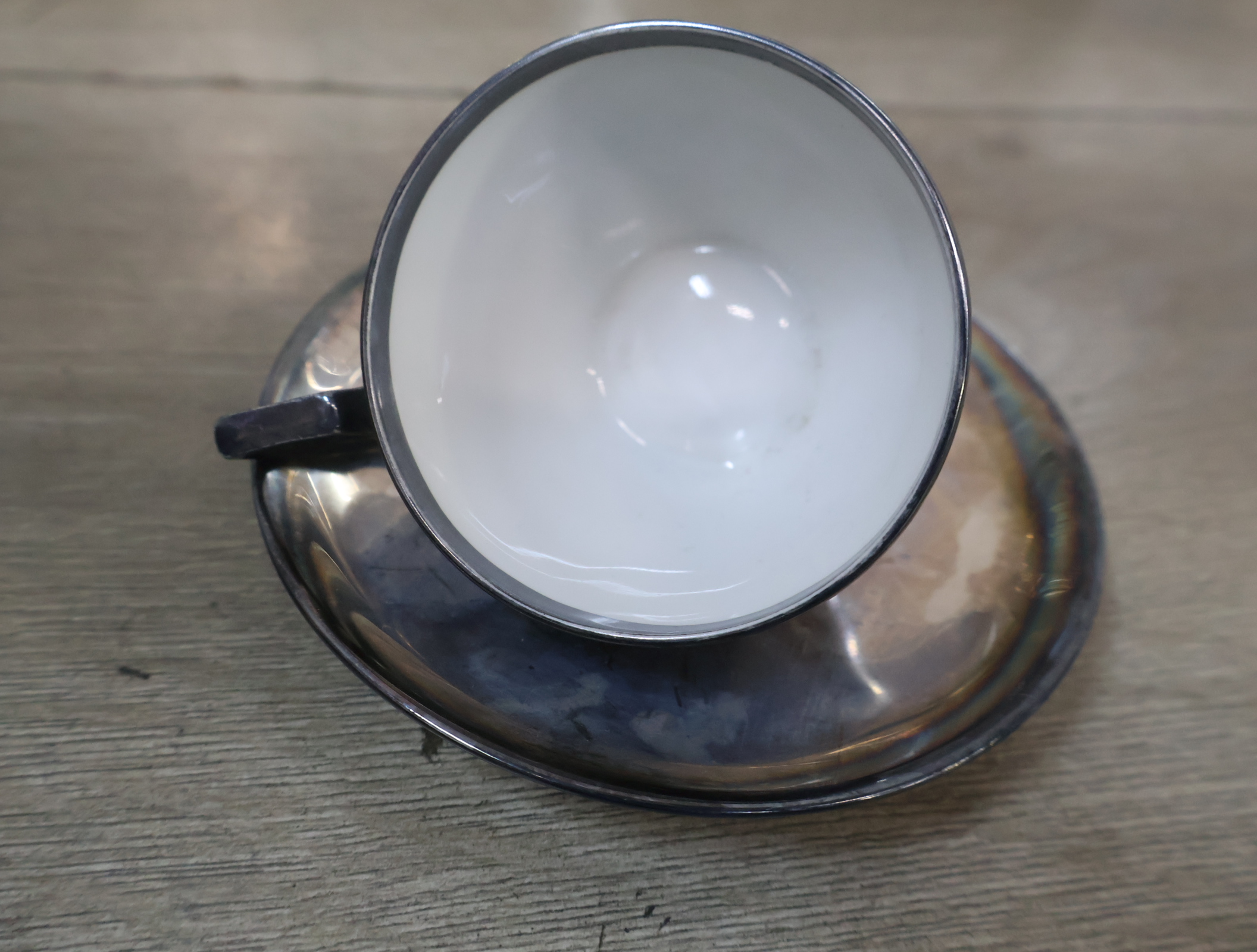 Set zilverkleurig serveerservies en theeservies – foto 13 – kavel bij GSD Auctions, Zoeterwoude