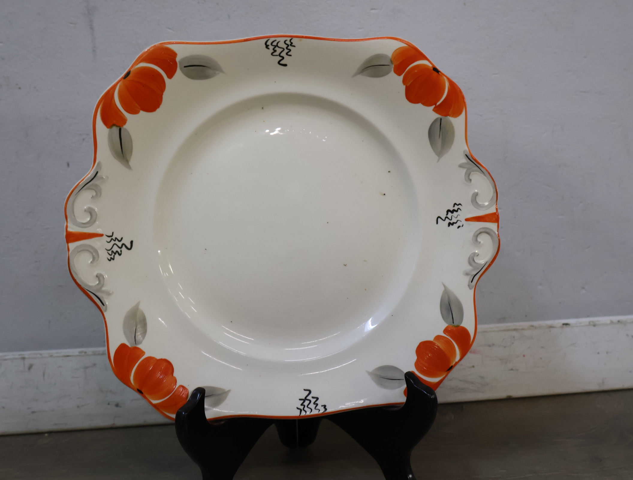 Serviesset met oranje bloemendecoratie – foto 10 – kavel bij GSD Auctions, Zoeterwoude