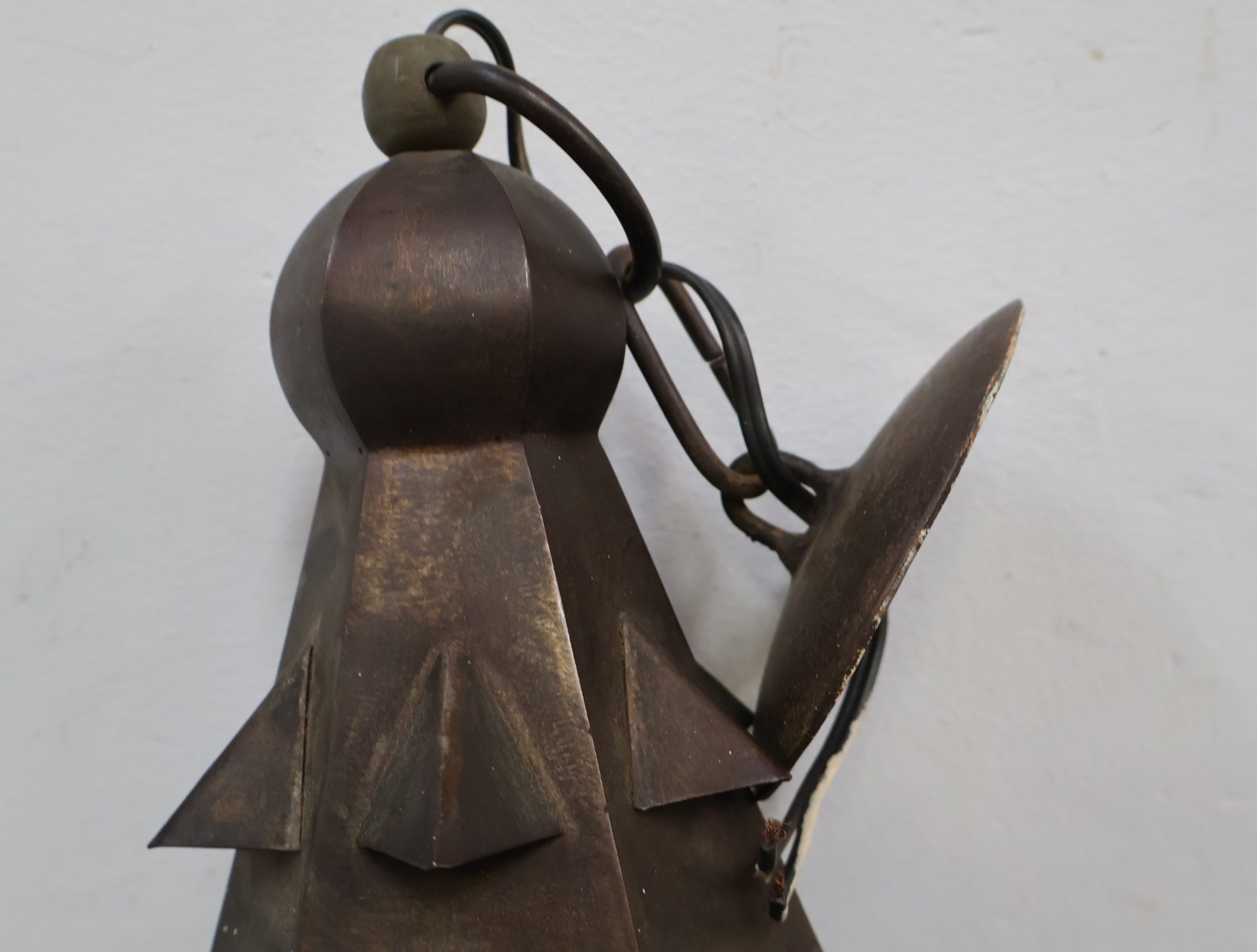 Antieke metalen buitenlamp – foto 5 – kavel bij GSD Auctions, Zoeterwoude