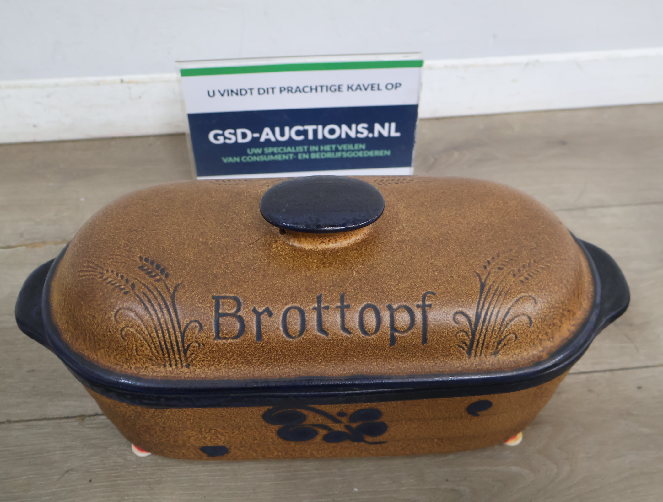 Brottopf broodbakvorm van aardewerk – foto 2 – kavel bij GSD Auctions, Zoeterwoude