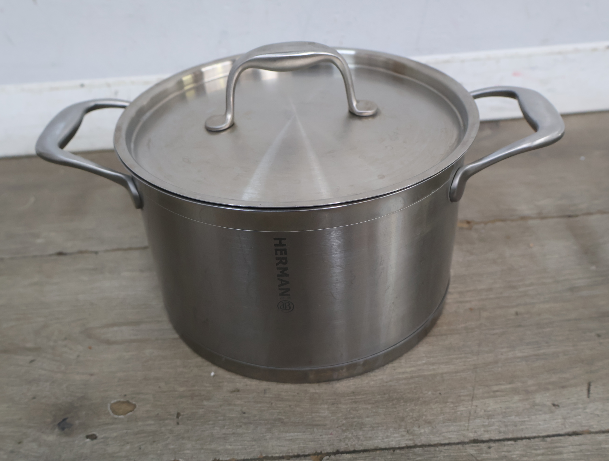 Herman RVS kookpannen set met deksels – foto 7 – kavel bij GSD Auctions, Zoeterwoude