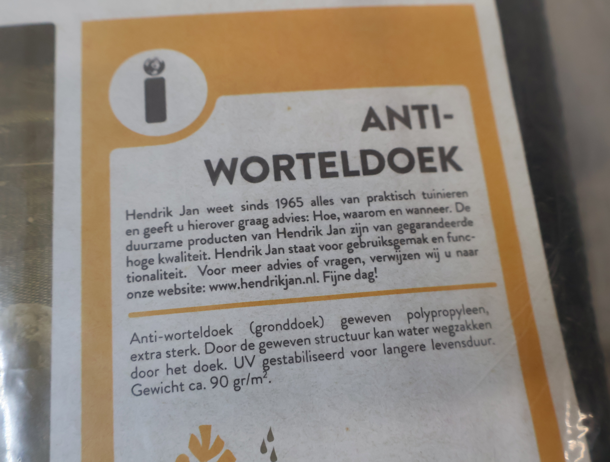 Hendrik Jan anti-worteldoek zwart – foto 9 – kavel bij GSD Auctions, Zoeterwoude