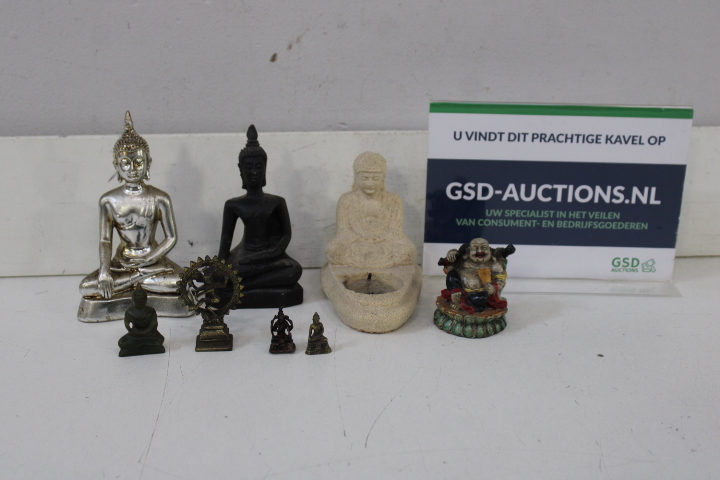 Diverse Boeddhabeelden en een Wierookhouder – foto 2 – kavel bij GSD Auctions, Zoeterwoude