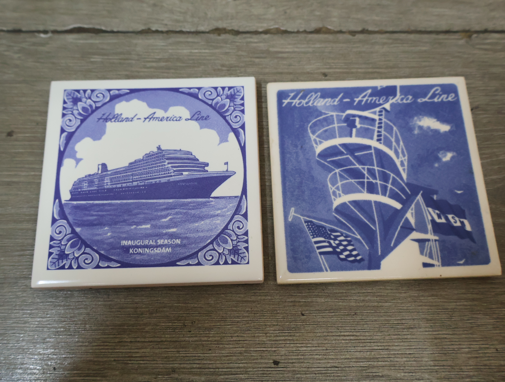 Set Delftsblauwe tegels Holland-America Line – foto 7 – kavel bij GSD Auctions, Zoeterwoude