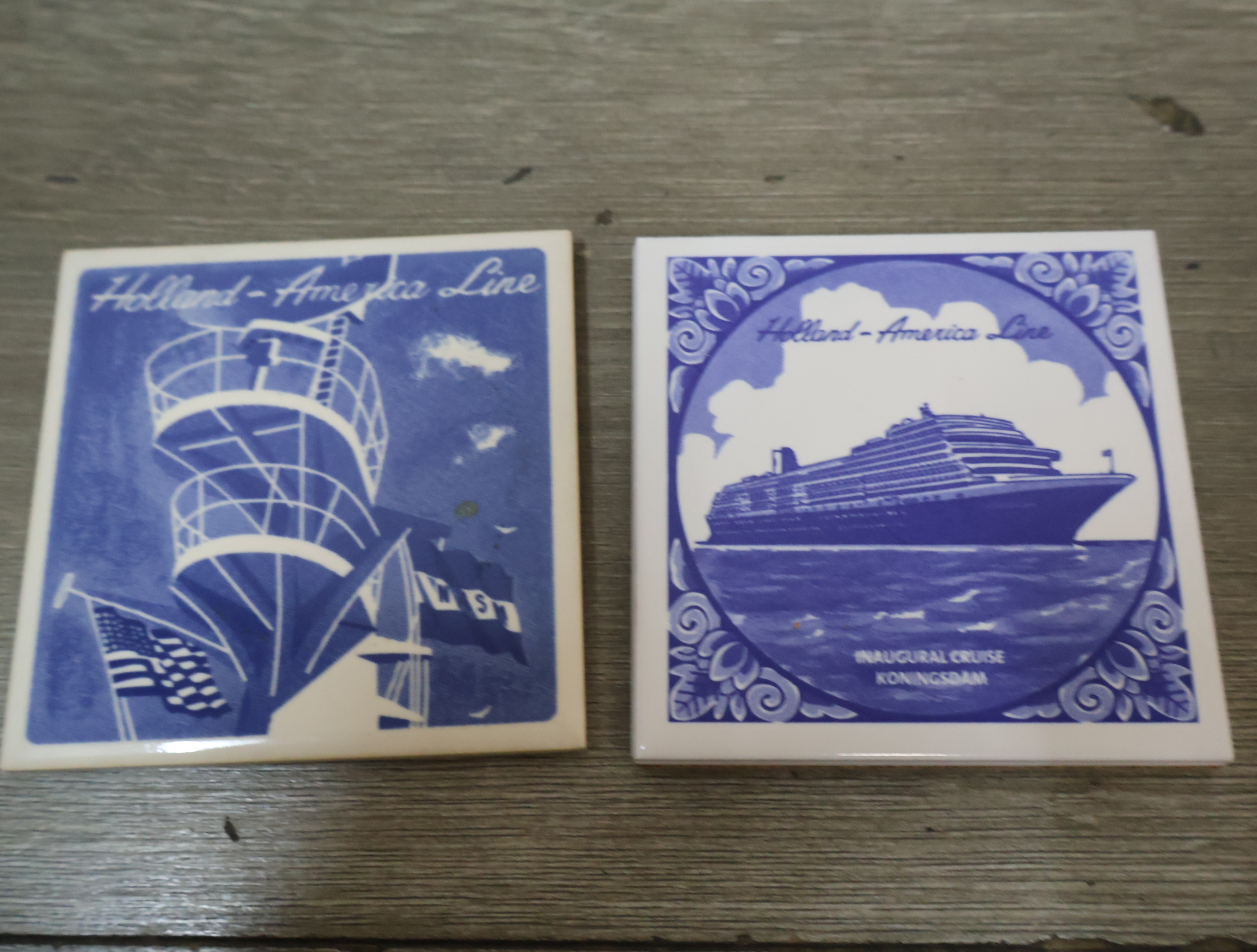 Set Delftsblauwe tegels Holland-America Line – foto 8 – kavel bij GSD Auctions, Zoeterwoude