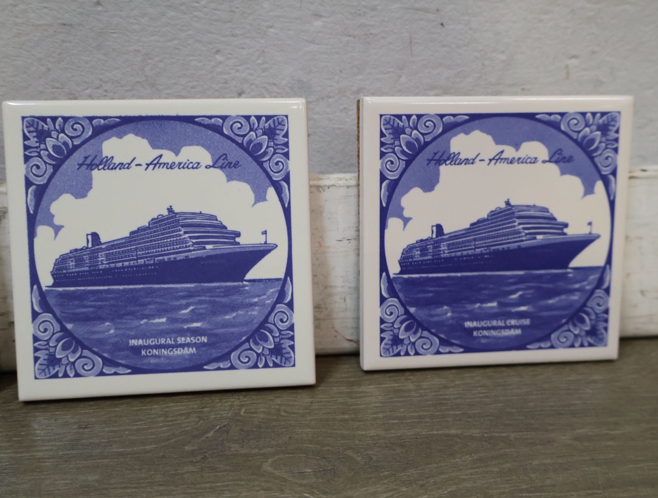 Set Delftsblauwe tegels Holland-America Line – foto 9 – kavel bij GSD Auctions, Zoeterwoude