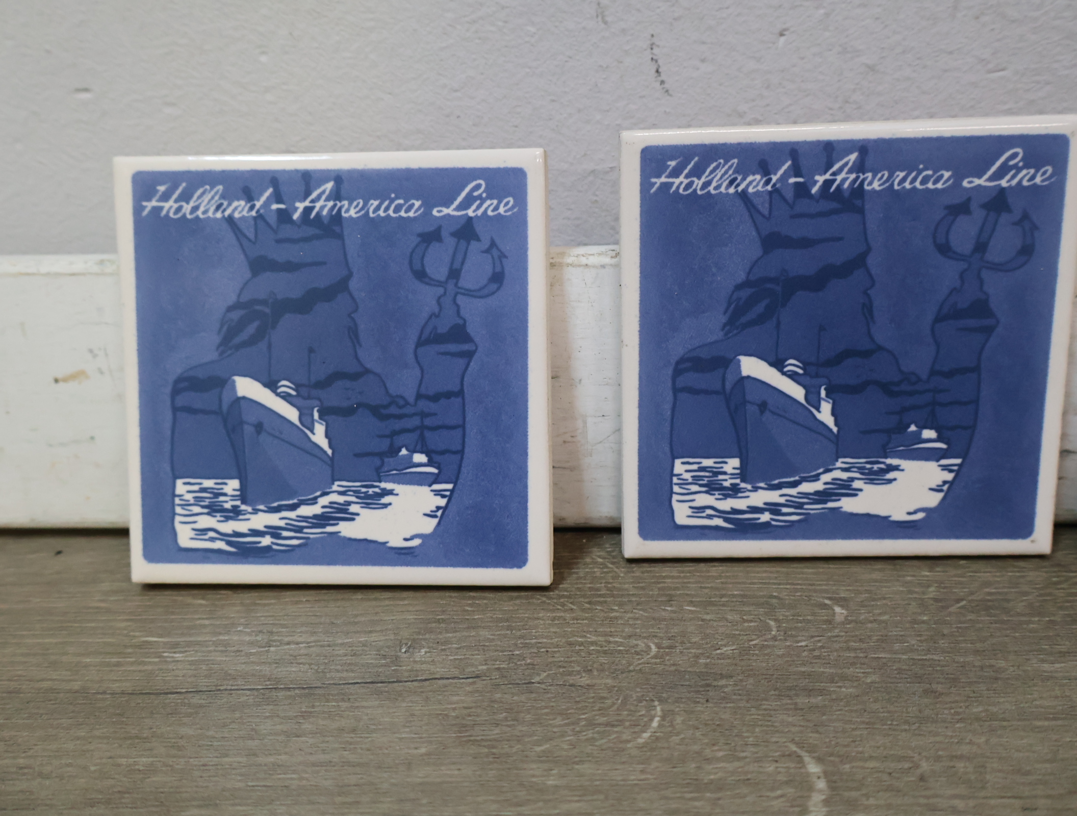 Set Delftsblauwe tegels Holland-America Line – foto 10 – kavel bij GSD Auctions, Zoeterwoude