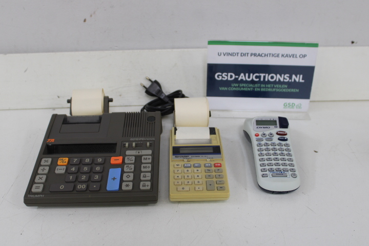 Set van drie rekenmachines – foto 2 – kavel bij GSD Auctions, Zoeterwoude