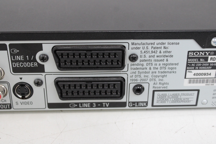 Sony HDD DVD Recorder RDR-HX750 – foto 16 – kavel bij GSD Auctions, Zoeterwoude