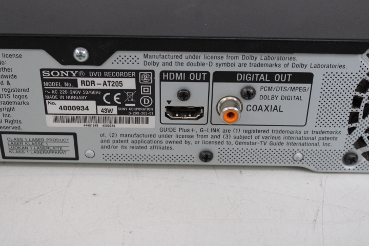 Sony HDD DVD Recorder RDR-HX750 – foto 17 – kavel bij GSD Auctions, Zoeterwoude