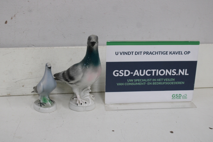 Set porseleinen duiffiguren – foto 2 – kavel bij GSD Auctions, Zoeterwoude