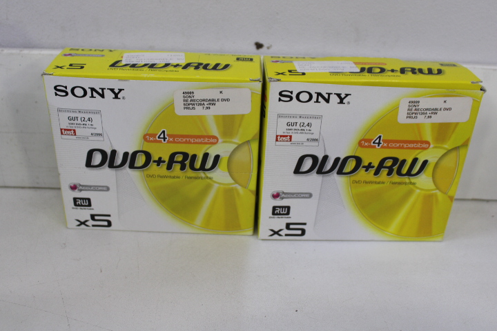 Diverse lege CD-R, DVD-R en DVD+RW schijven in stapels en verpakkingen – foto 5 – kavel bij GSD Auctions, Zoeterwoude