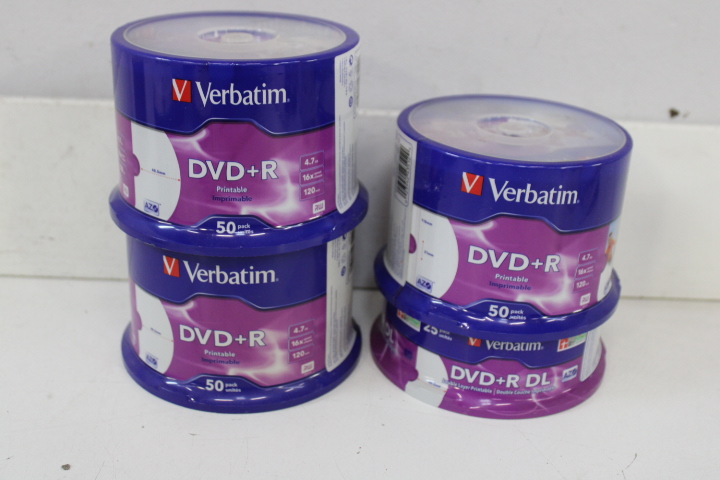 Diverse lege CD-R, DVD-R en DVD+RW schijven in stapels en verpakkingen – foto 13 – kavel bij GSD Auctions, Zoeterwoude