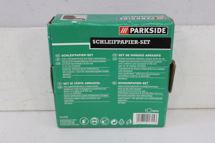Parkside schuurbandset en schuurpapier set – foto 5 – kavel bij GSD Auctions, Zoeterwoude
