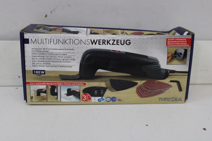 Parkside multitool 180W – foto 2 – kavel bij GSD Auctions, Zoeterwoude