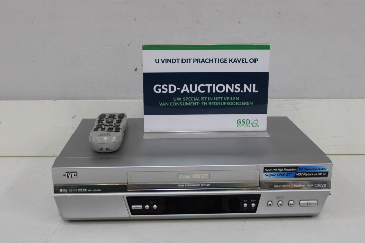 JVC Super VHS Videorecorder – foto 2 – kavel bij GSD Auctions, Zoeterwoude