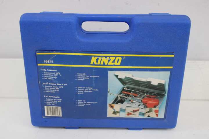Rood soldeerapparaat met toebehoren in blauwe opbergkoffer – foto 23 – kavel bij GSD Auctions, Zoeterwoude