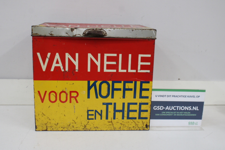Van Nelle metalen koffie-en theeblik – foto 2 – kavel bij GSD Auctions, Zoeterwoude