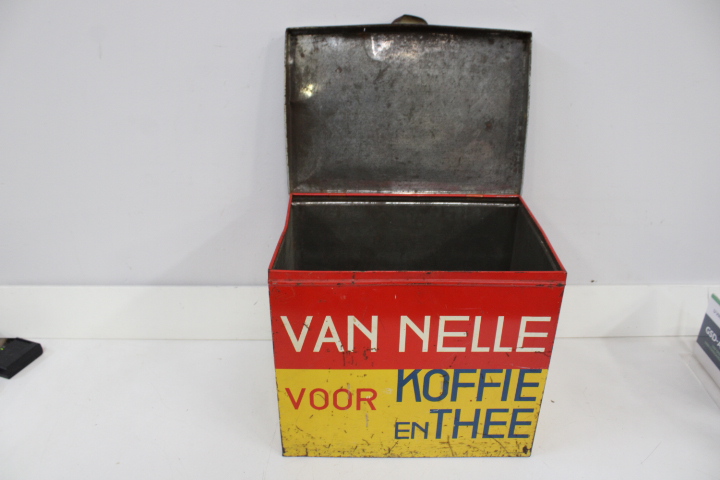 Van Nelle metalen koffie-en theeblik – foto 5 – kavel bij GSD Auctions, Zoeterwoude