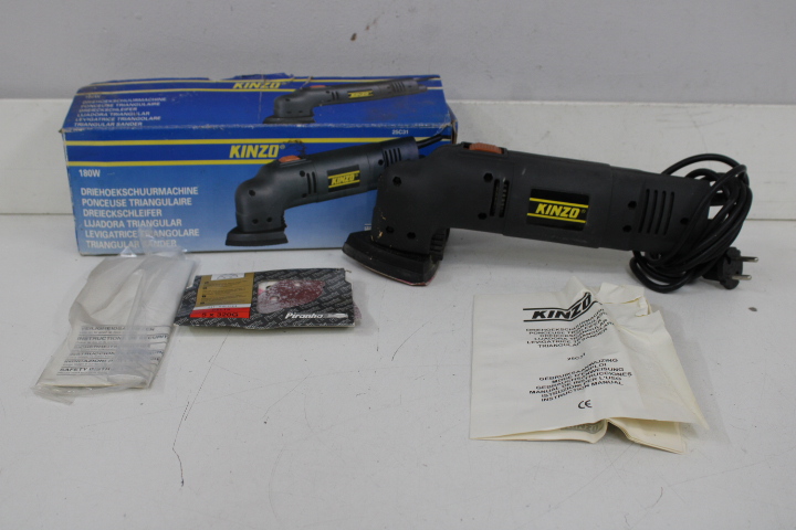 Kinzo driehoekschuurmachine 180W – foto 3 – kavel bij GSD Auctions, Zoeterwoude