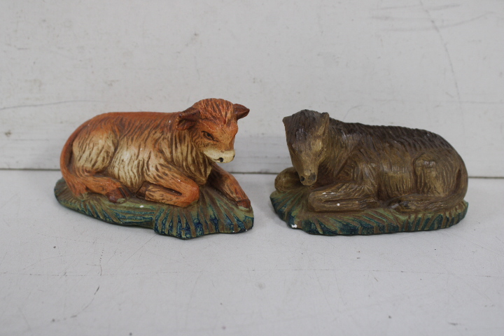 Keramische kerststalfiguren met Bijbelse dieren en mensen – foto 5 – kavel bij GSD Auctions, Zoeterwoude