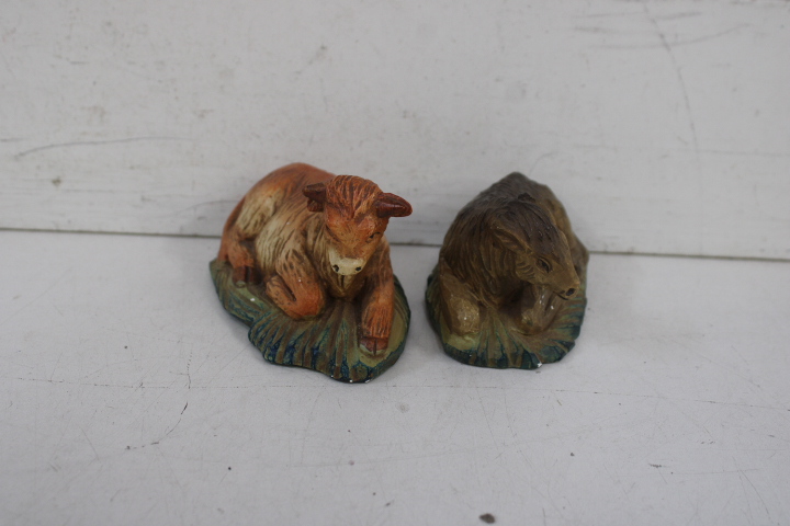Keramische kerststalfiguren met Bijbelse dieren en mensen – foto 6 – kavel bij GSD Auctions, Zoeterwoude