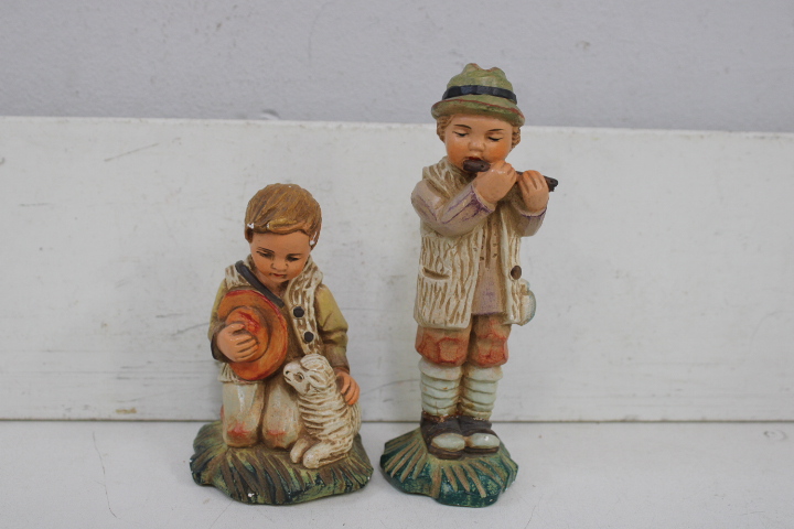 Keramische kerststalfiguren met Bijbelse dieren en mensen – foto 18 – kavel bij GSD Auctions, Zoeterwoude