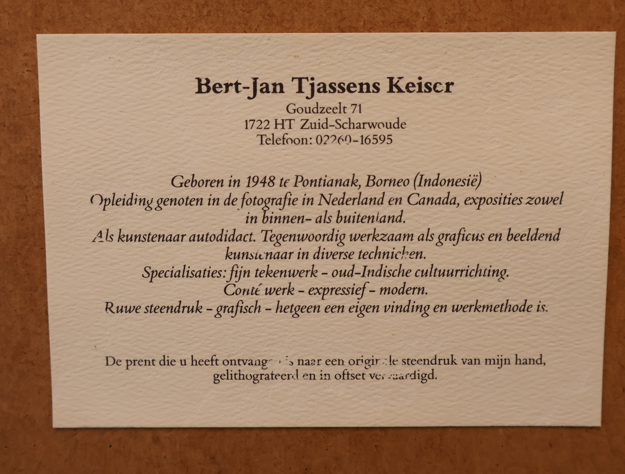 16e Le Champion Halve Marathon - Egmond aan Zee 1989 ingelijste print – foto 4 – kavel bij GSD Auctions, Zoeterwoude