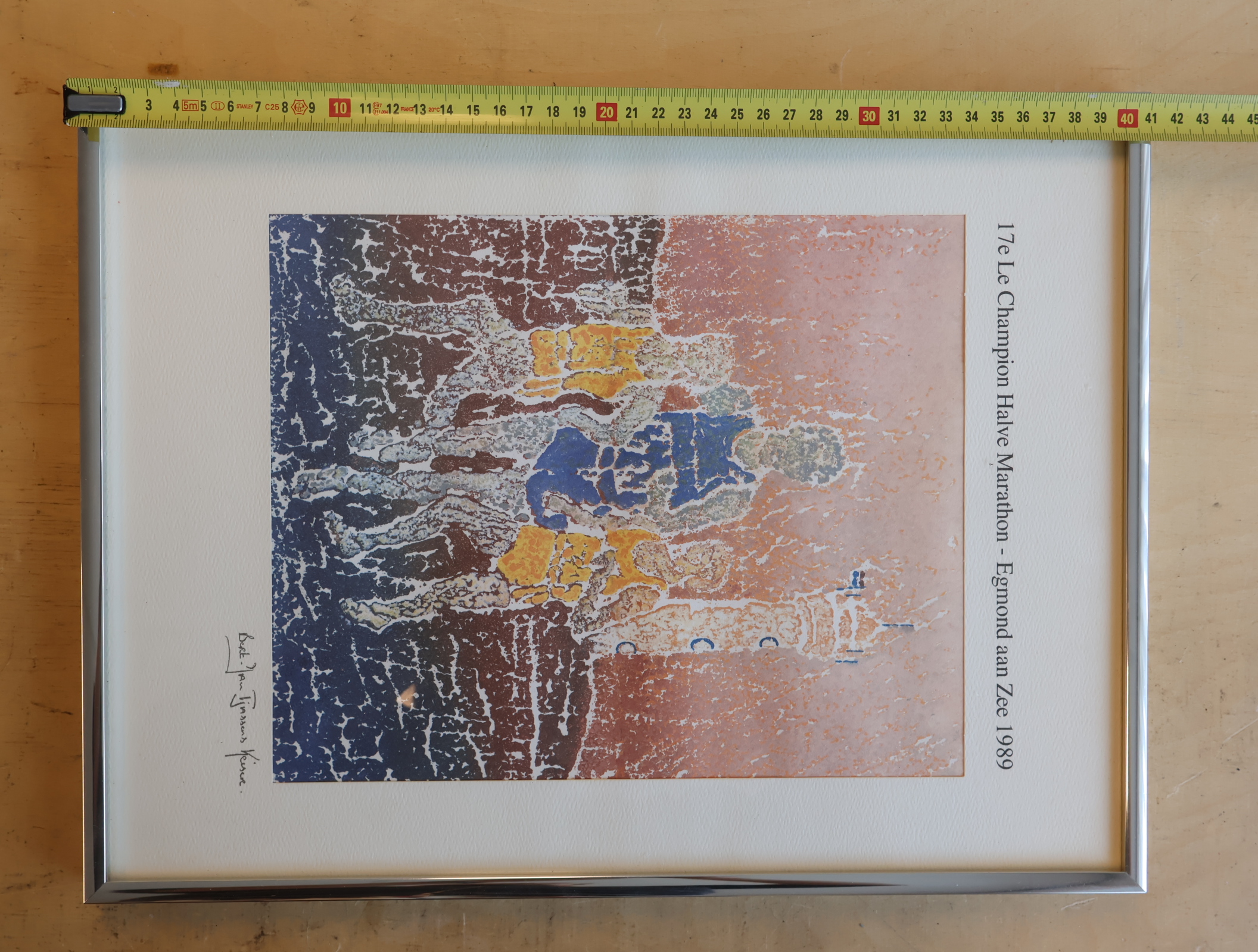 16e Le Champion Halve Marathon - Egmond aan Zee 1989 ingelijste print – foto 7 – kavel bij GSD Auctions, Zoeterwoude