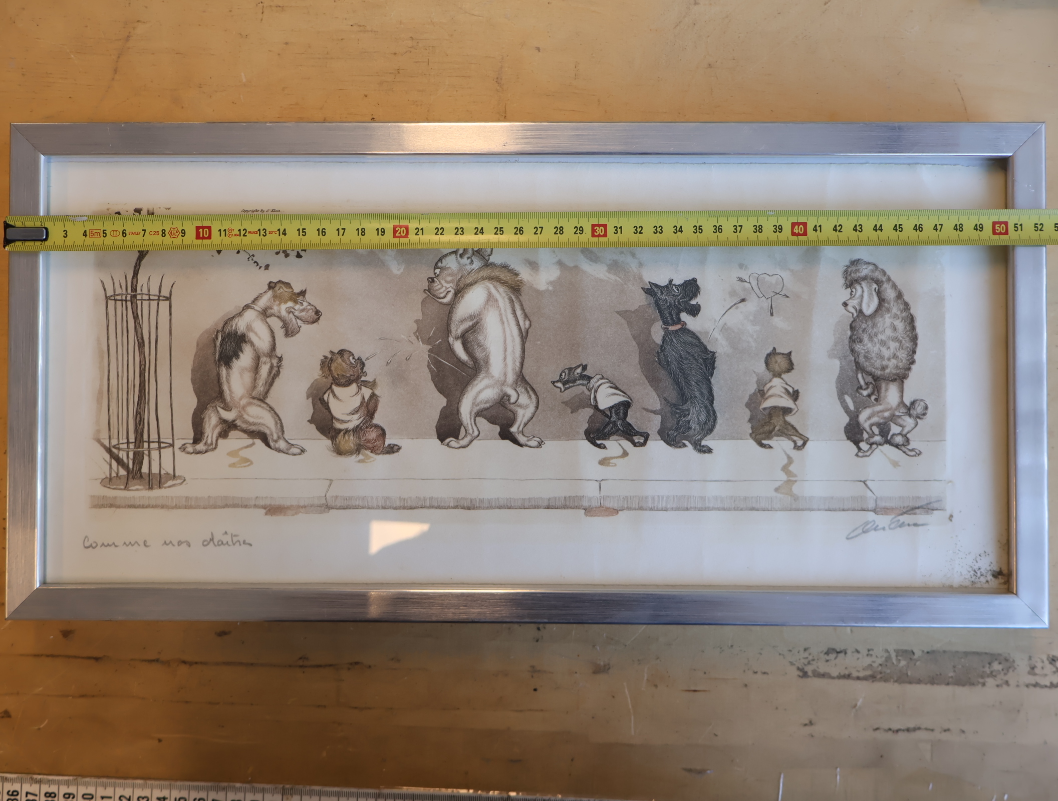 Gesigneerde pentekening van honden – foto 8 – kavel bij GSD Auctions, Zoeterwoude