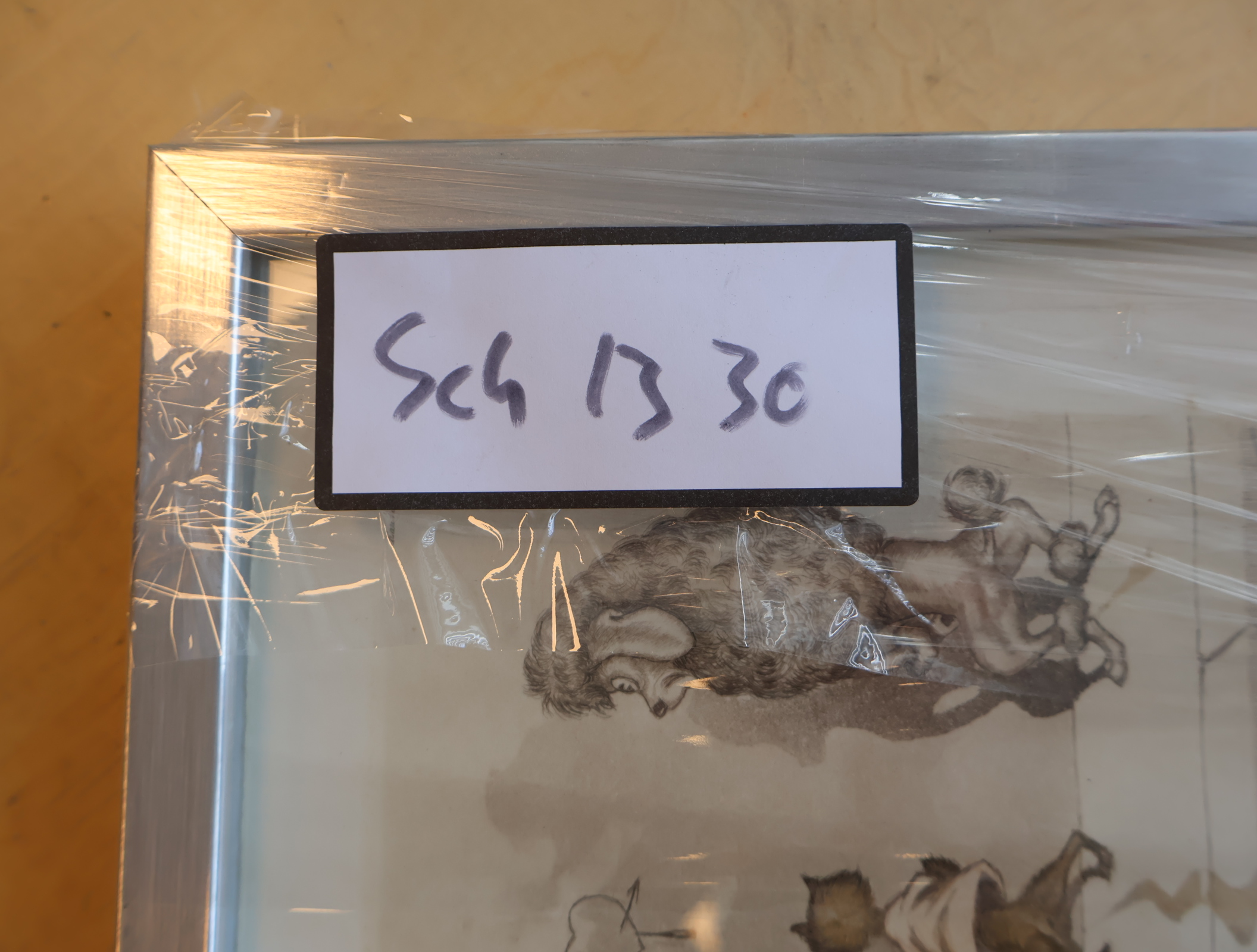 Gesigneerde pentekening van honden – foto 9 – kavel bij GSD Auctions, Zoeterwoude