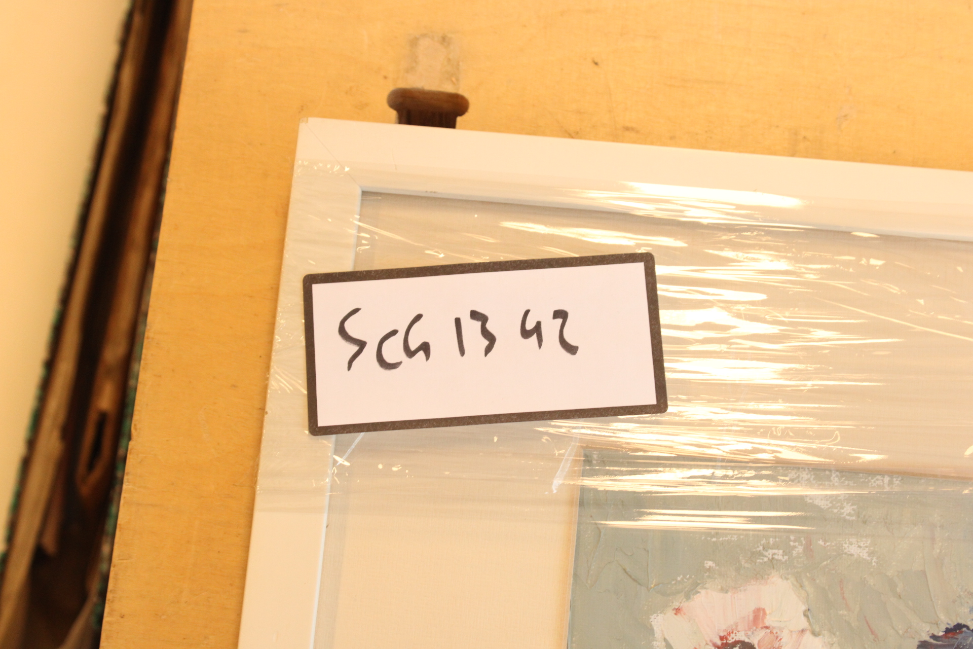 Schilderij met kleurrijke bloemen in vaas – foto 13 – kavel bij GSD Auctions, Zoeterwoude