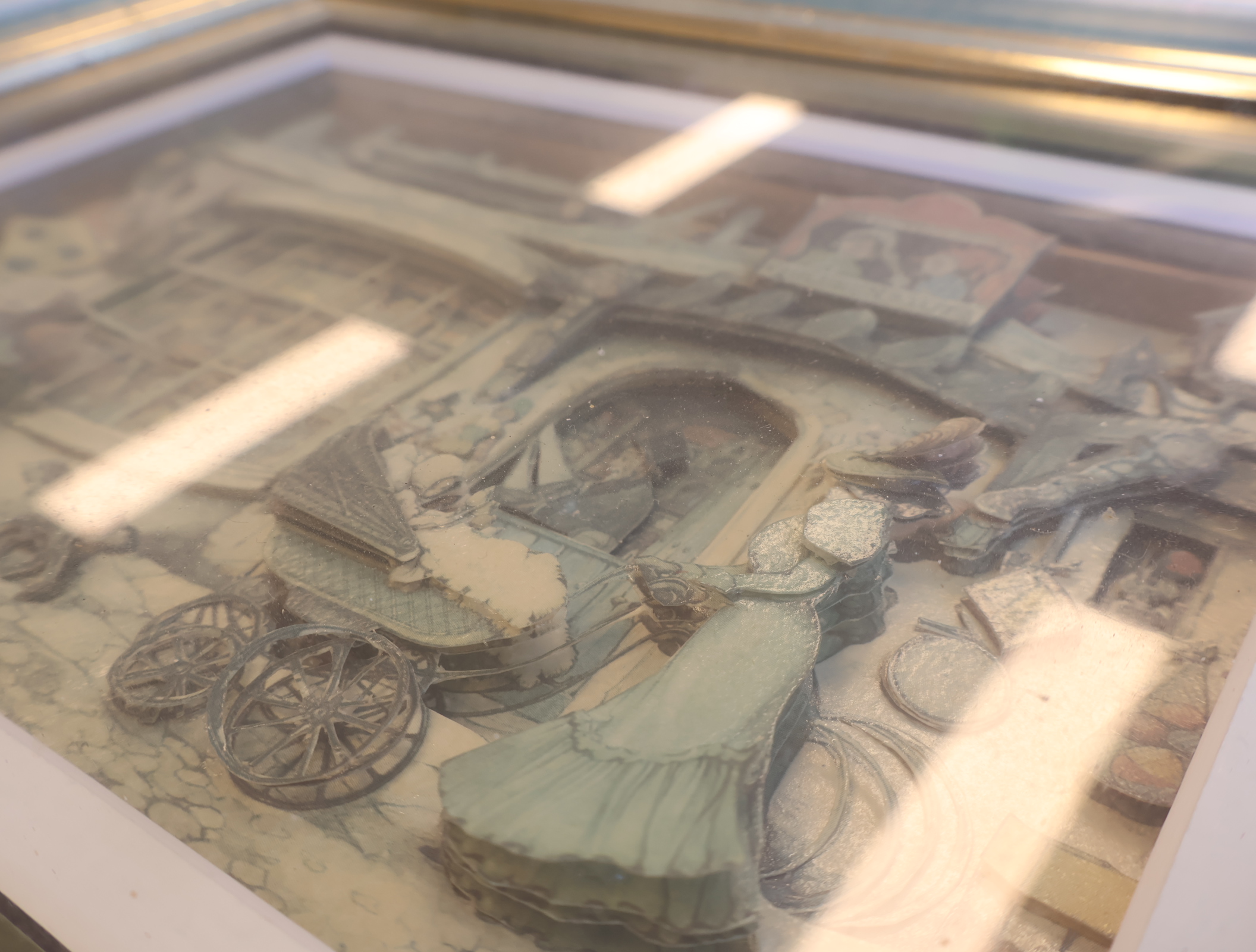 Ingelijste Anton Pieck papercraft 'Children's Toys' – foto 3 – kavel bij GSD Auctions, Zoeterwoude