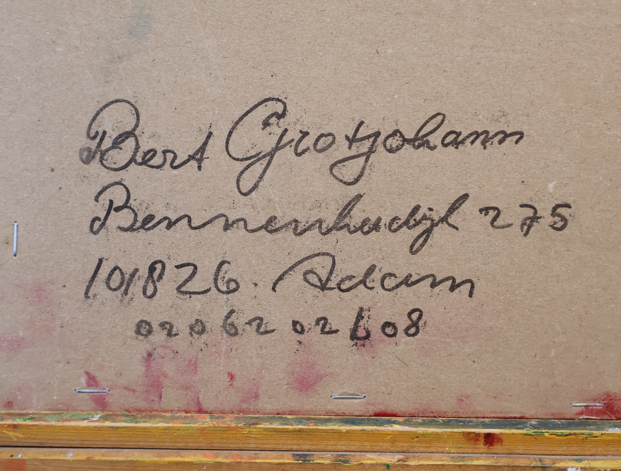 Abstracte wanddecoratie van glas op canvas – foto 7 – kavel bij GSD Auctions, Zoeterwoude