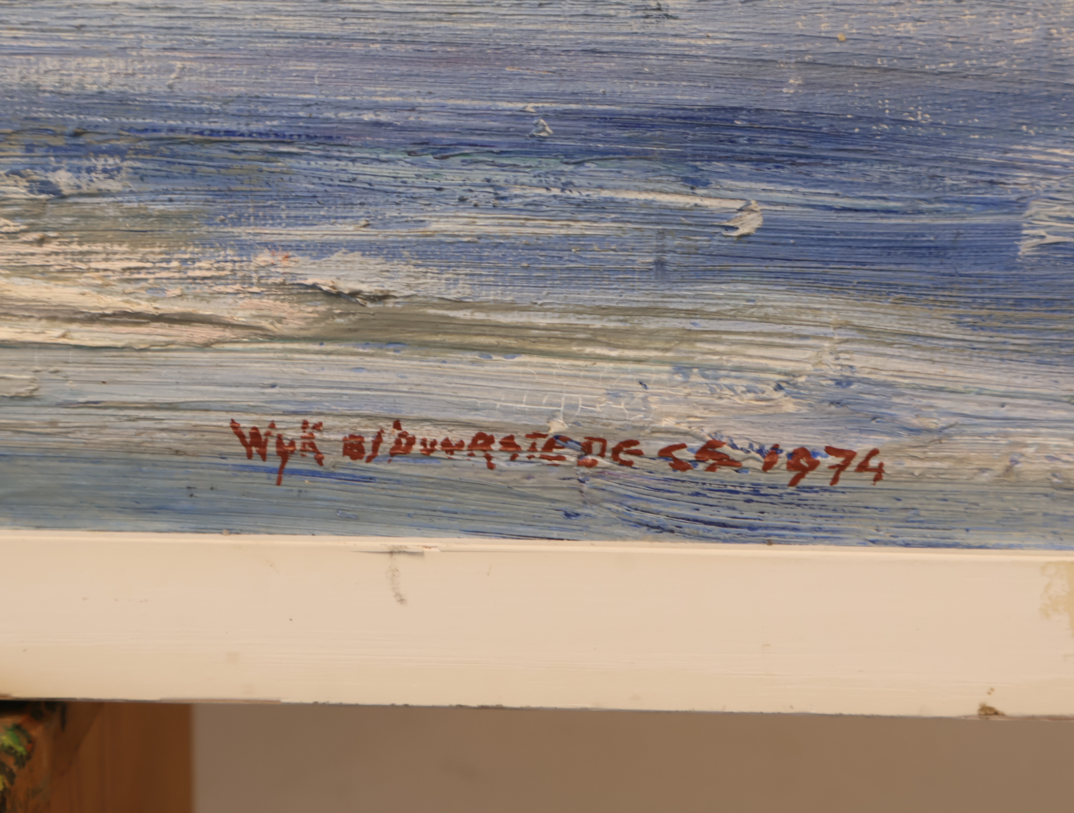Olieverfschilderij landschap met molen en zeilboot – foto 2 – kavel bij GSD Auctions, Zoeterwoude