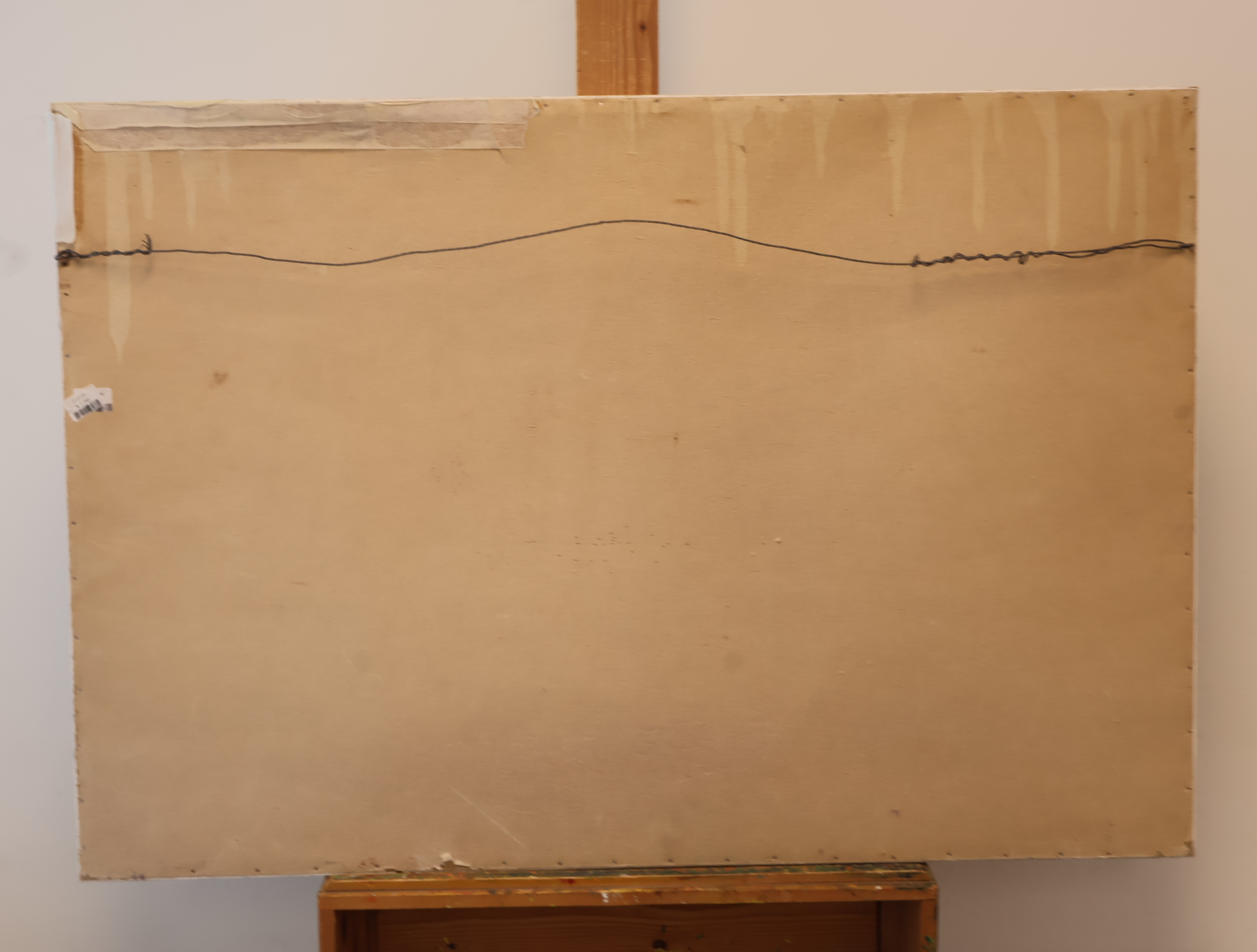Olieverfschilderij landschap met molen en zeilboot – foto 4 – kavel bij GSD Auctions, Zoeterwoude