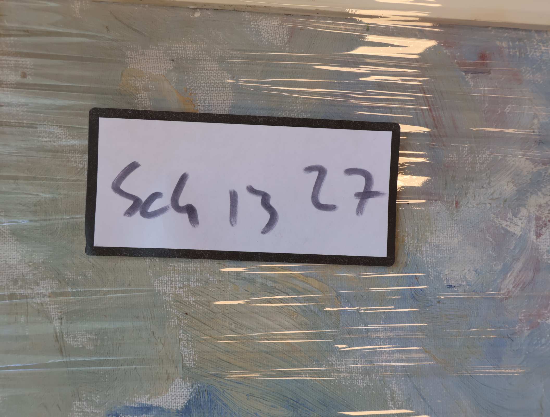 Olieverfschilderij landschap met molen en zeilboot – foto 7 – kavel bij GSD Auctions, Zoeterwoude