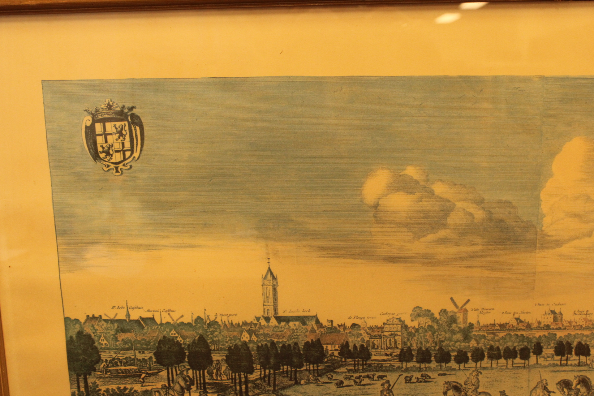 Ingelijst panorama van Utrecht – foto 2 – kavel bij GSD Auctions, Zoeterwoude