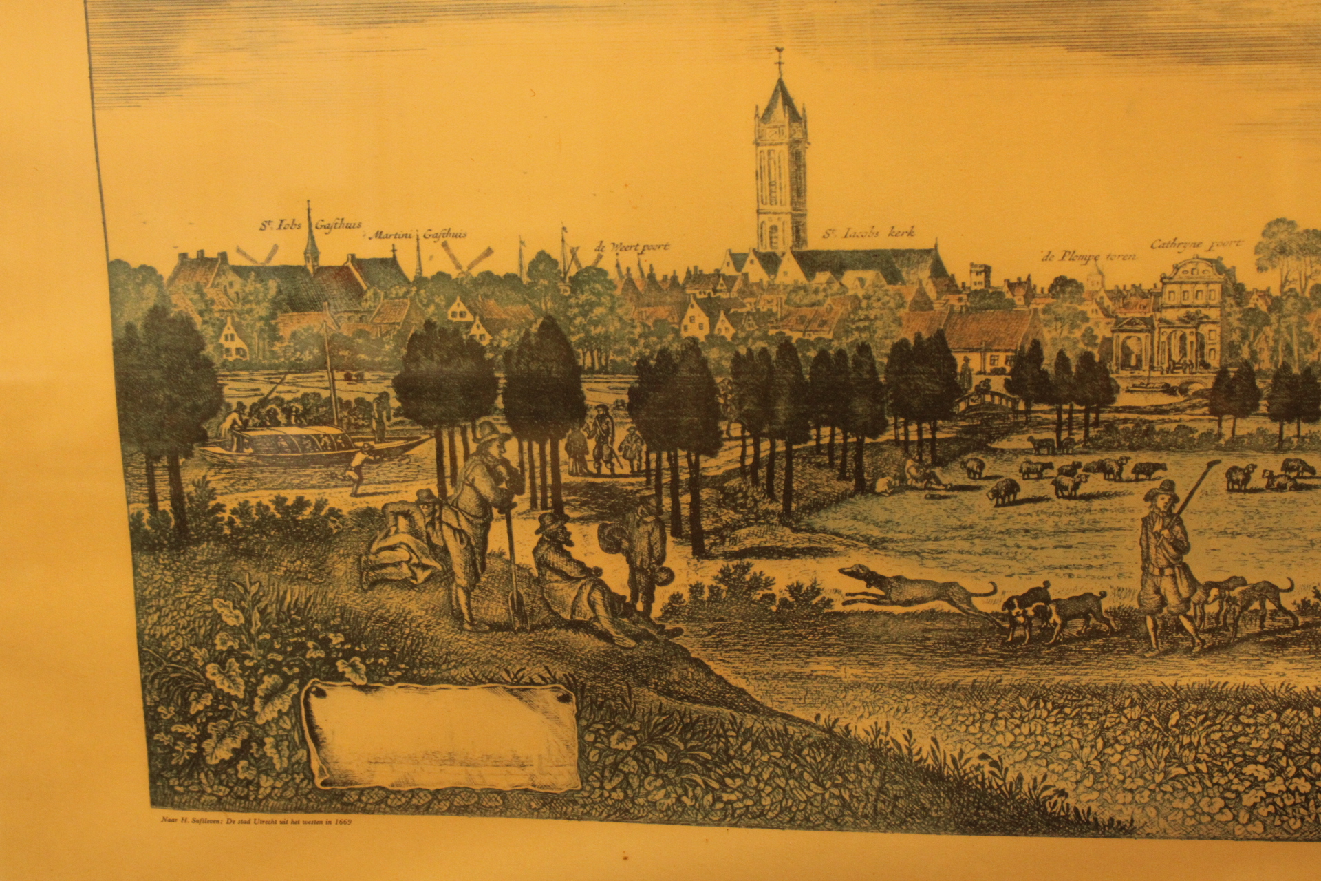 Ingelijst panorama van Utrecht – foto 3 – kavel bij GSD Auctions, Zoeterwoude