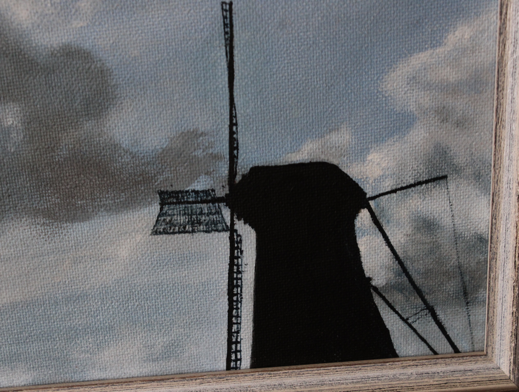 Olieverfschilderij H. Borsje 1992 met molen – foto 9 – kavel bij GSD Auctions, Zoeterwoude