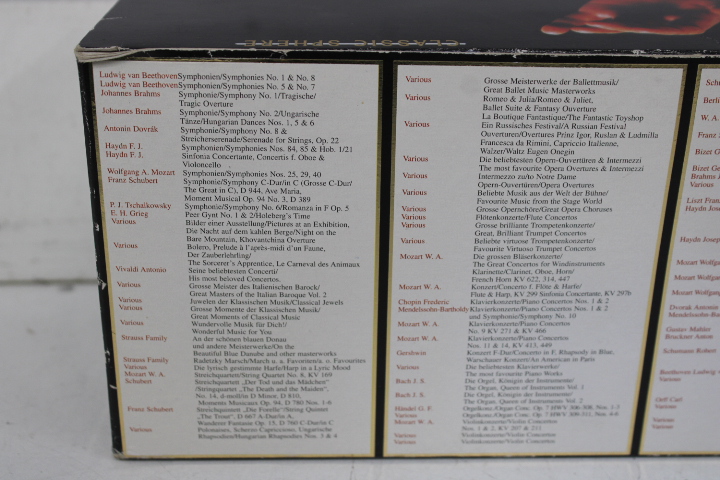 Die Grossen Meisterwerke Der Klassik 100 CD-Box – foto 7 – kavel bij GSD Auctions, Zoeterwoude