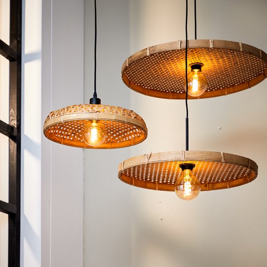 Hanglamp Paloma rotan naturel 50 cm – foto 3 – kavel bij GSD Auctions, Zoeterwoude