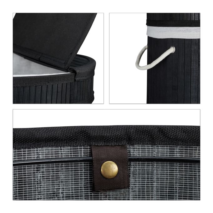 Trendy XXL Wasmand bamboe opvouwbaar(124) – foto 5 – kavel bij GSD Auctions, Zoeterwoude