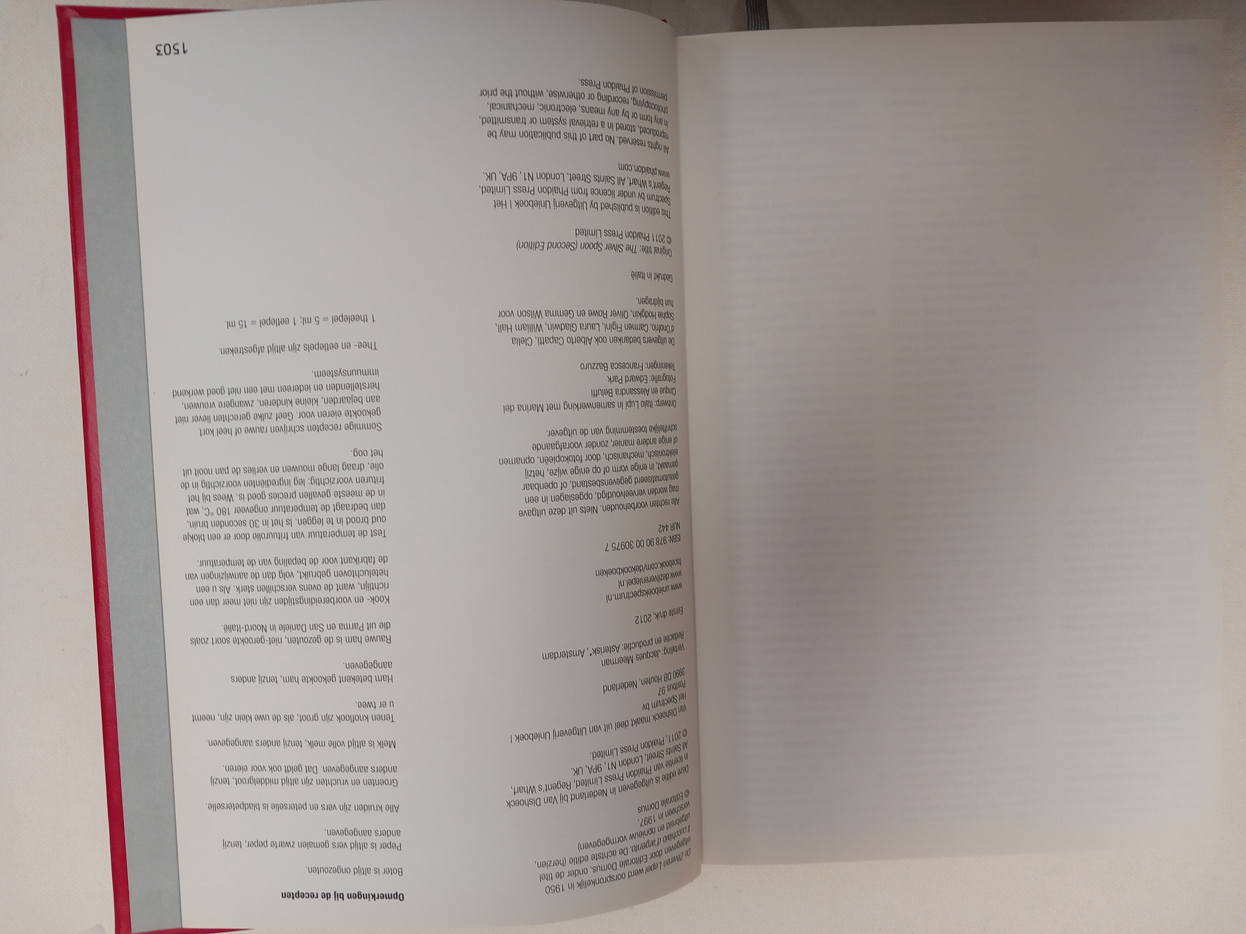 De Zilveren Lepel Italiaans kookboek – foto 4 – kavel bij GSD Auctions, Zoeterwoude