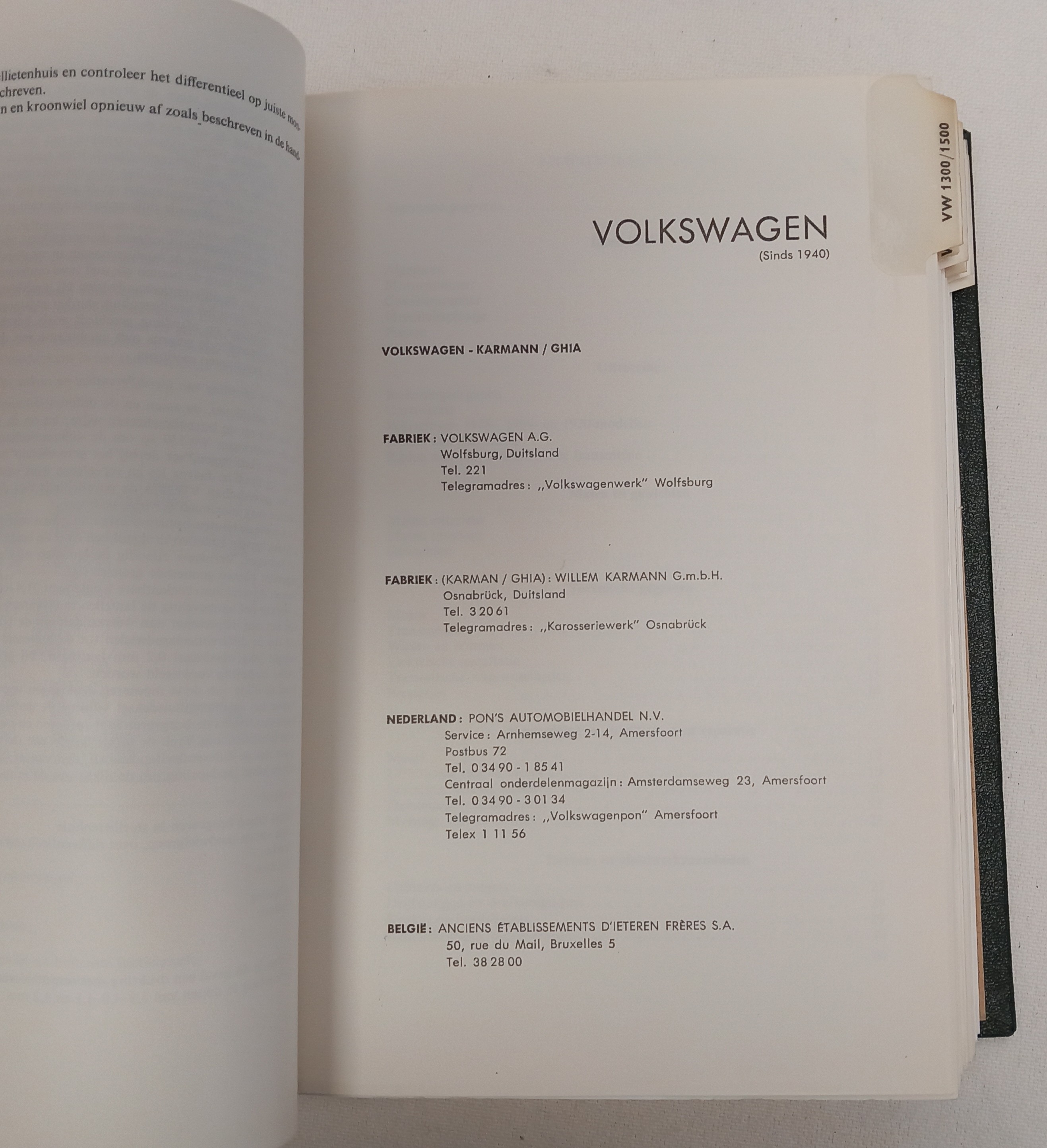 Autotechnisch handboek VW – foto 5 – kavel bij GSD Auctions, Zoeterwoude