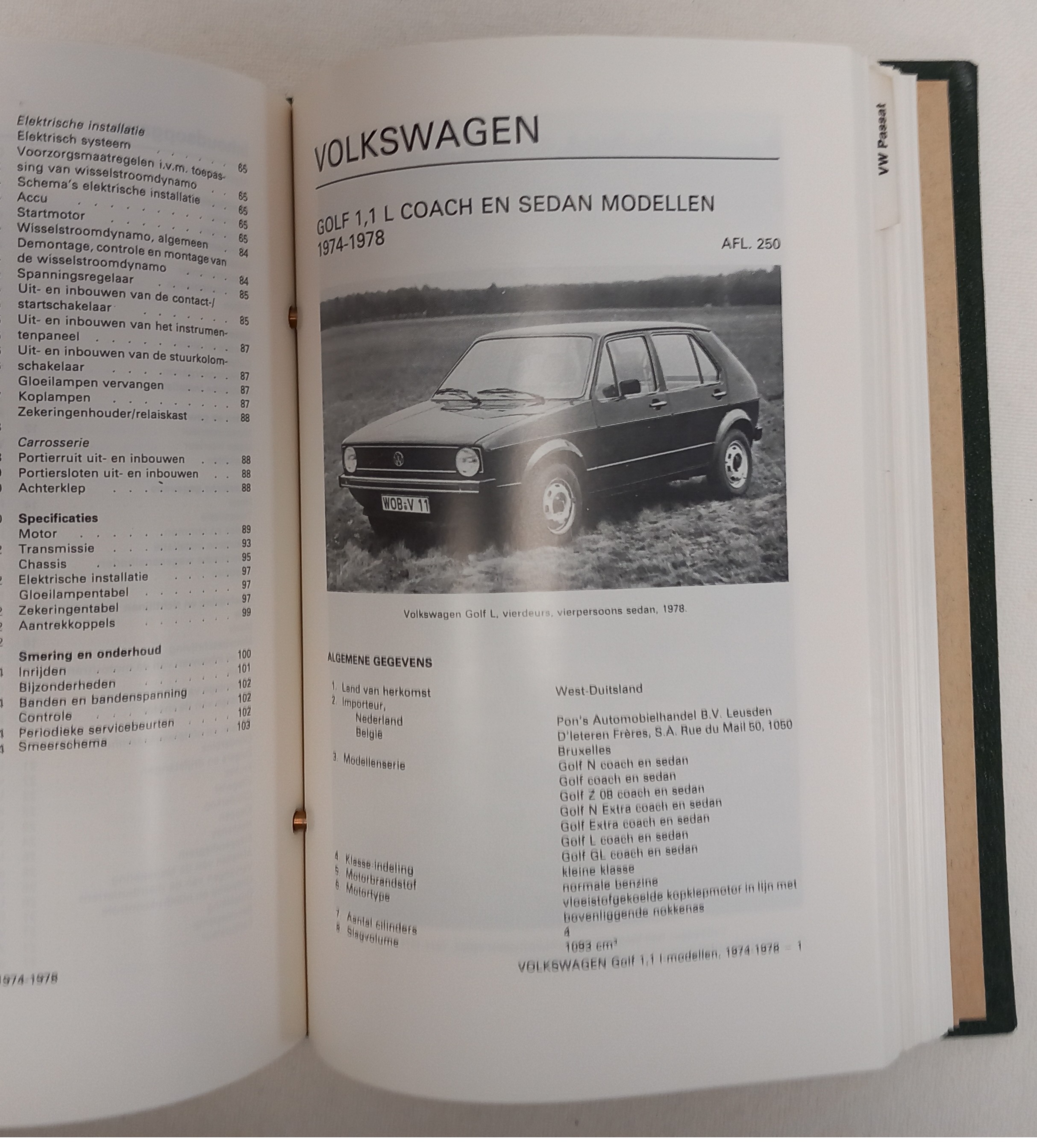 Autotechnisch handboek VW – foto 8 – kavel bij GSD Auctions, Zoeterwoude