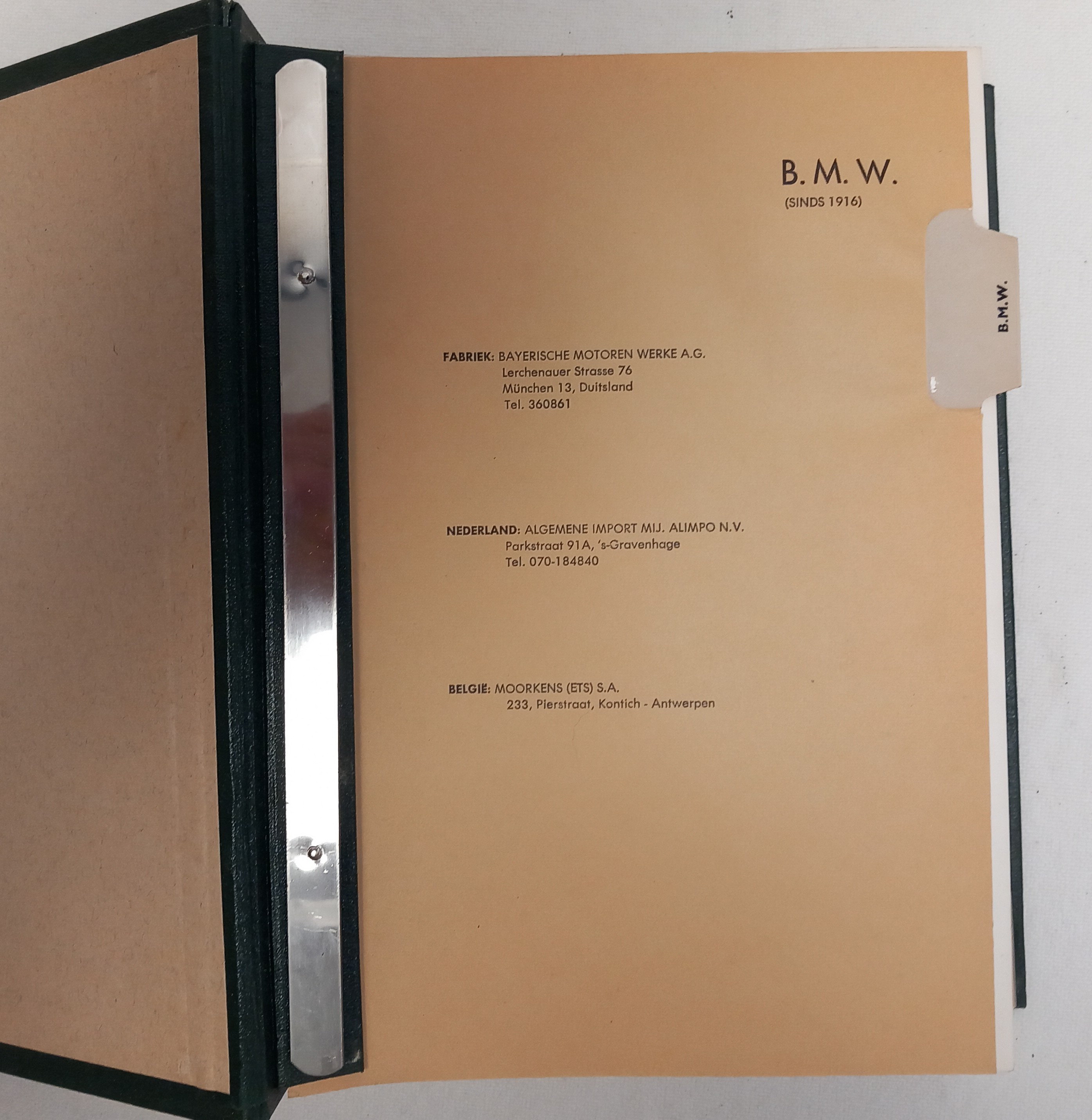 Autotechnisch handboek BMW/Glas?Mercedes – foto 2 – kavel bij GSD Auctions, Zoeterwoude
